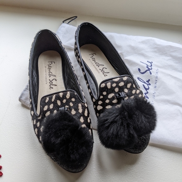 French sole pom pom loafer , size 37 - Picture 2 of 4